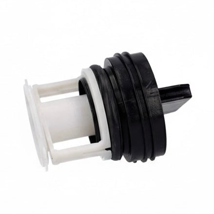 Filtro di scarico Bosch-Siemens-Hotpoint-Ariston compatibile con Salva-Trice® – dispositivo magnetico brevettato che protegge la pompa della lavatrice da monetine e piccoli oggetti metallici